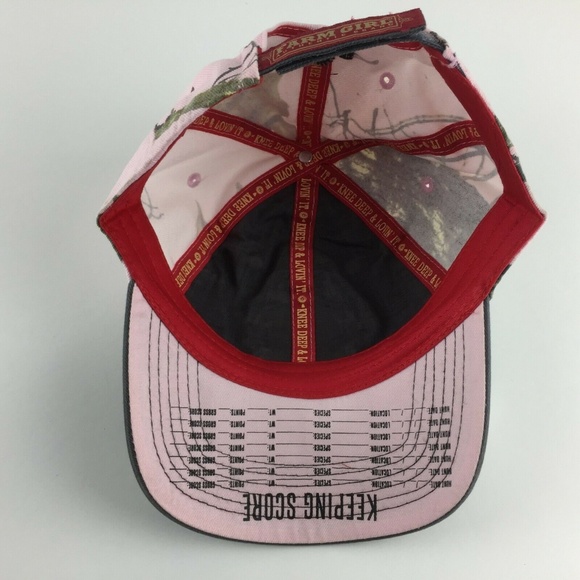 Farm Girl Cap Farming Mossy Oak Pink Hat - Picture 2 of 8